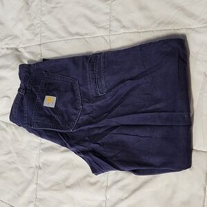 Carhartt Fr Loose Fit Pants 34x32 Color Blue